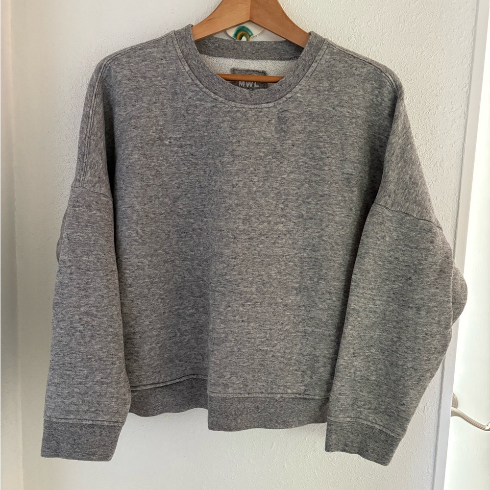 Madewell MWL Heather Gray Sweatshirt